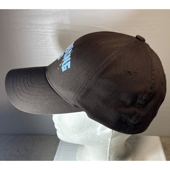 Billabong Logo Brown Flexfit Hat Blue Logo - Picture 2 of 6